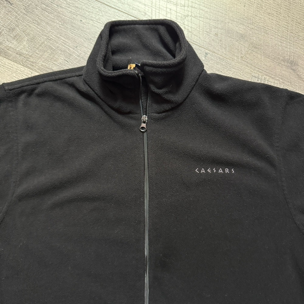Caesars Palace Las Vegas, Nevada Adult Full Zip-Up Fleece Sweatshirt Size Medium